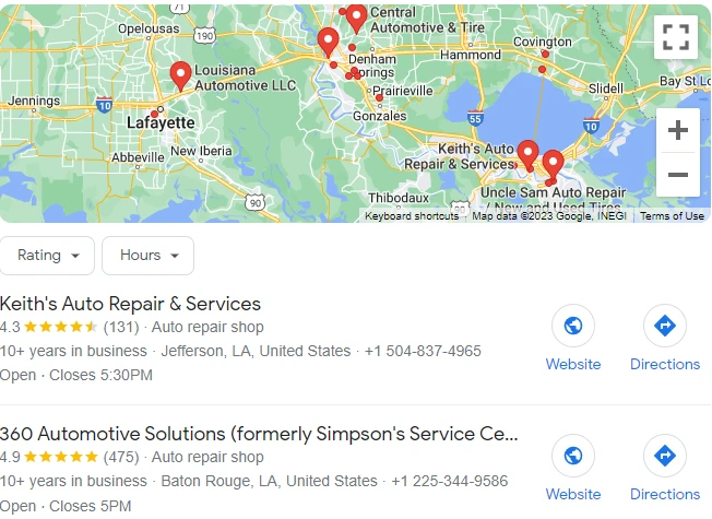 multiple location seo google business profile listing